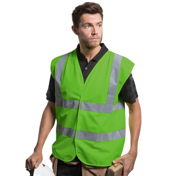 Yoko Herr Hög Synlighet Väst L Lime Grön Lime Green L