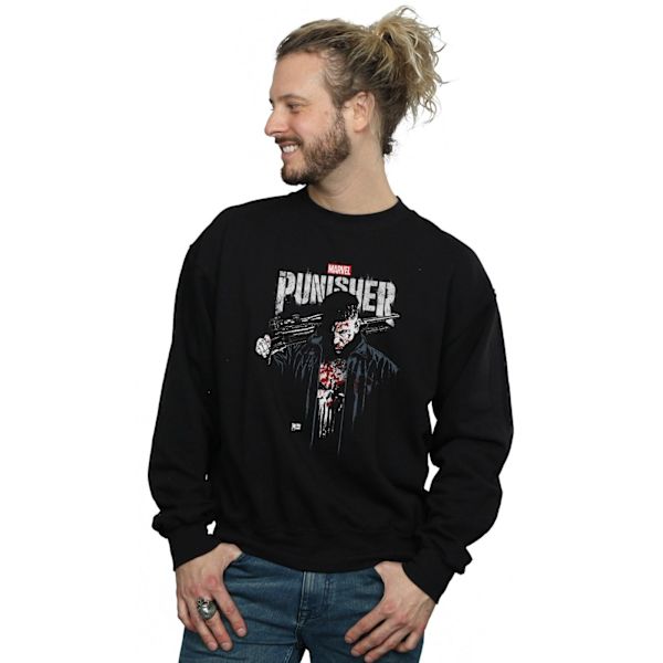 Marvel The Punisher TV-serie Frank Castle Sweatshirt L Svart Black L