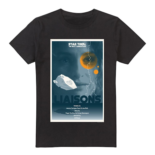 Star Trek Herr The Next Generation Säsong 7 Avsnitt 2 T-Shirt S Black S