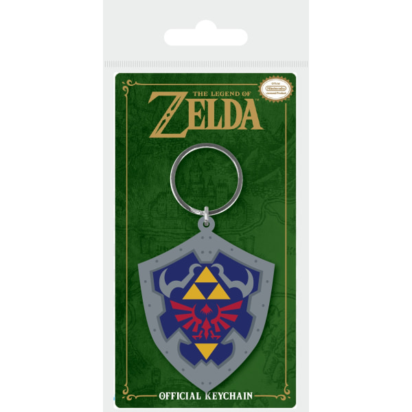 The Legend of Zelda Hylian Shield Nyckelring One Size Blå/Grå Blue/Grey One Size
