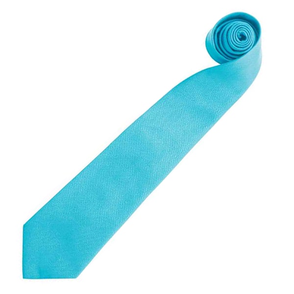 Premier Mens “Colours” Plain Fashion / Business Tie One Size Tu Turquoise One Size