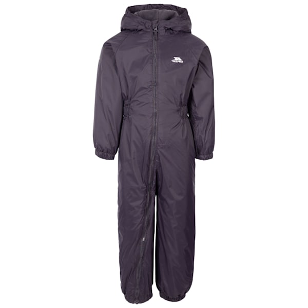 Trespass Babies Button Rain Suit 6-12 månader Mörkgrå Dark Grey 6-12 Months