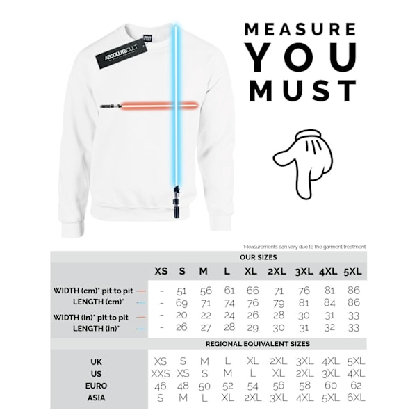 Star Wars Jul AT-AT Sleigh Sweatshirt M Vit White M