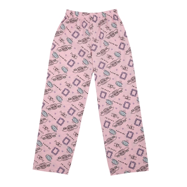 Friends Girls Kortärmad Pyjamas Set 9-10 År Rosa Pink 9-10 Years