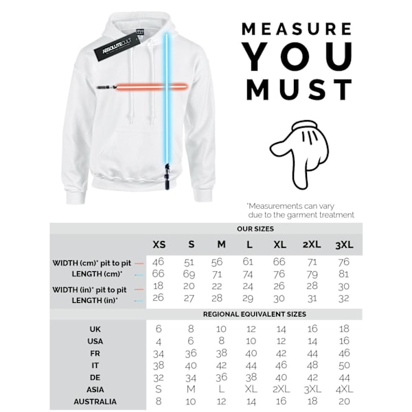 Star Wars Dam/Damer Rule Your Galaxy Brösttryck Hoodie S W White S