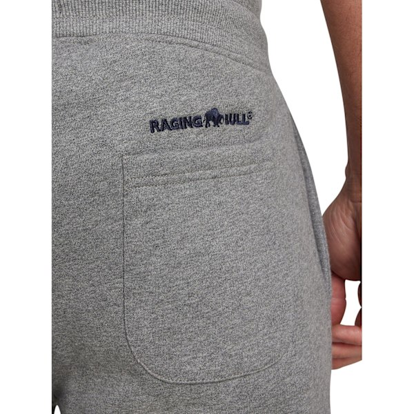 Raging Bull Män Cuffade Joggingbyxor 4XL Grå Melange Grey Marl 4XL