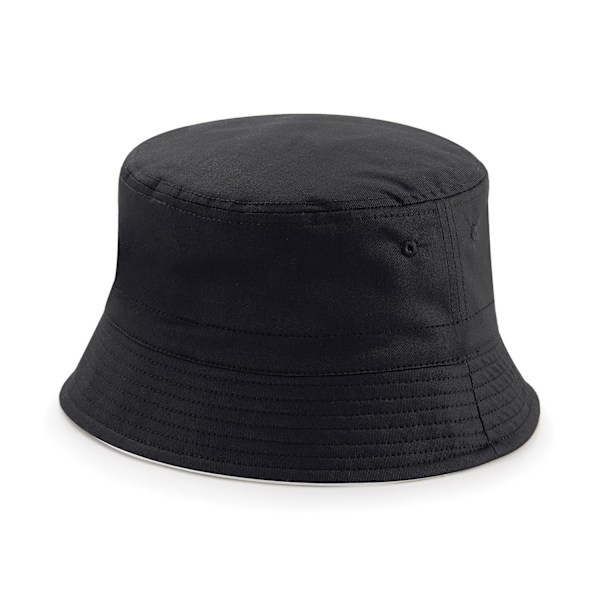 Beechfield Unisex Klassisk Vändbar Hinkhatt SM Svart/ Ljusgrå Black/ Light Grey SM