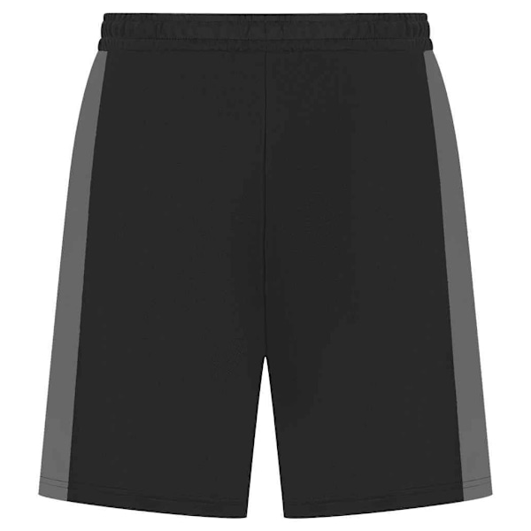 Finden & Hales Barn/Barn Knäppta Sweatshorts med Fickor och Dragkedja 5 Black/Gunmetal 5-6 Years