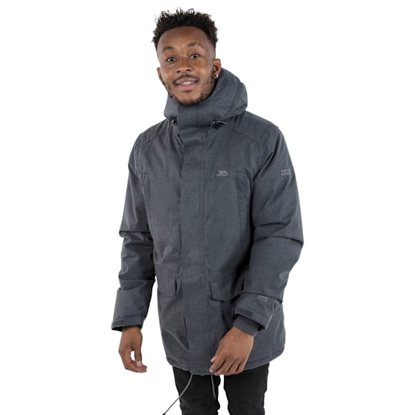 Trespass Glover Vattentät Jacka XS Mörkgråmelerad Dark Grey Marl XS