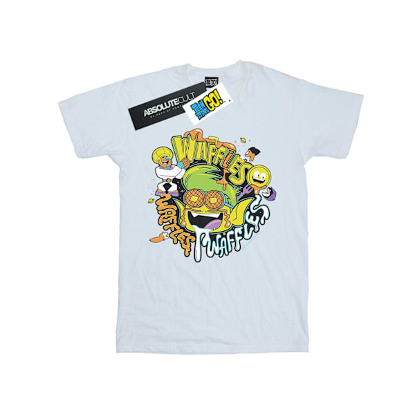 DC Comics Herr Teen Titans Go Waffle Mania T-shirt 5XL Vit White 5XL