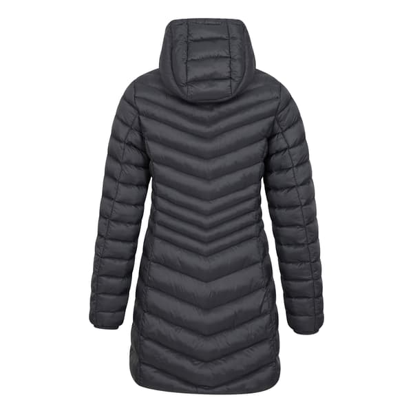 Mountain Warehouse Dam/Damer Florence Lång Vadderad Jacka 8 Black 8 UK
