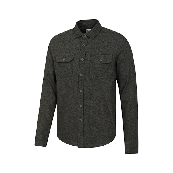 Mountain Warehouse Herr Trace Flanell Långärmad Skjorta 4XL Grön Green 4XL