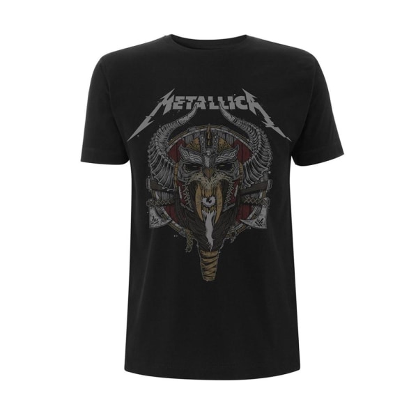 Metallica Unisex Vuxen Viking T-shirt S Svart Black S