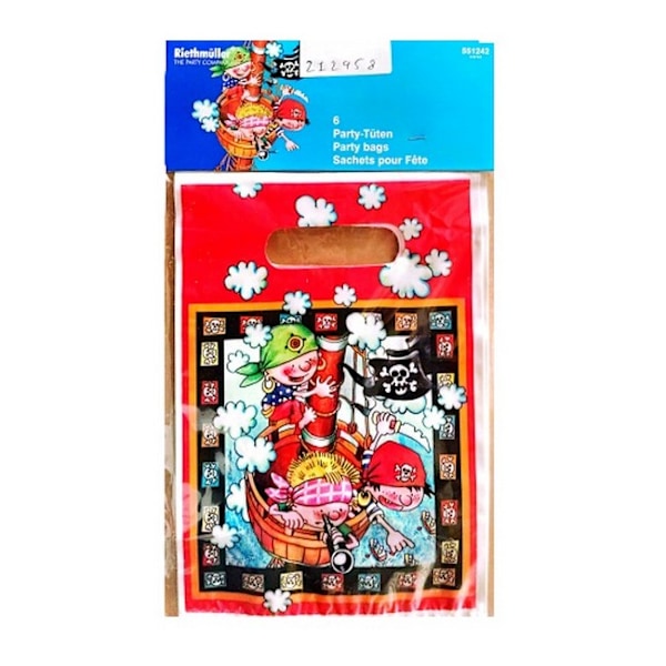 Riethmuller Characters Party Bags (6-pack) En Storlek Flerfärgad Multicoloured One Size