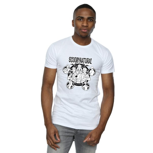 Scoobynatural Herr Mono Karaktärer T-shirt S Vit White S