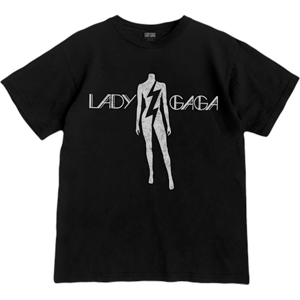 Lady Gaga Unisex Vuxen The Fame Bomull T-shirt XXL Svart Black XXL