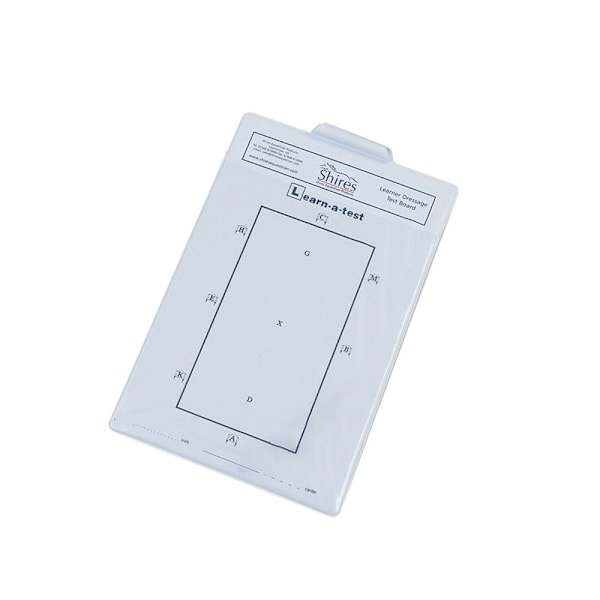 Shires Learner Dressage Test Board One Size White White One Size