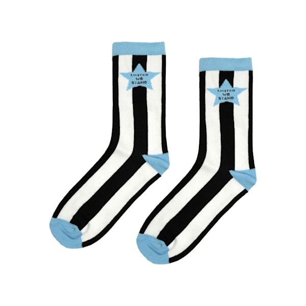 Team Direct Unisex Vuxen United We Stand Strumpor med Stjärnor 8 UK-11 UK White/Black/Blue 8 UK-11 UK