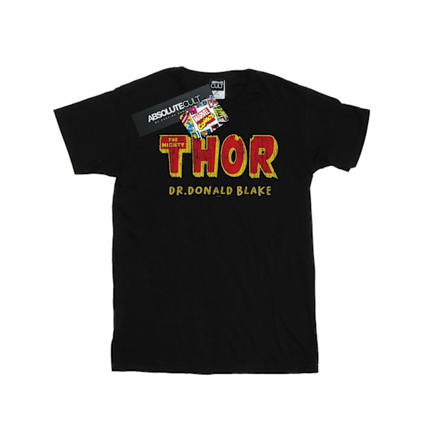 Marvel Girls Thor AKA Dr Donald Blake Bomull T-shirt 5-6 år Black 5-6 Years