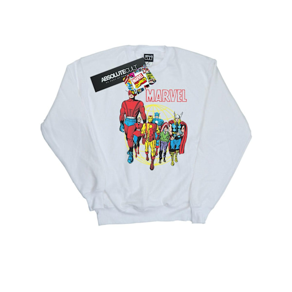 Marvel Comics Herr Atlas Group Sweatshirt 4XL Vit White 4XL