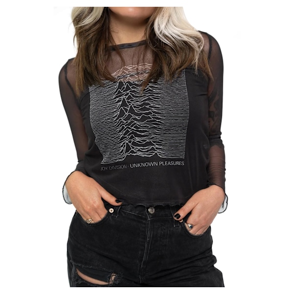 Joy Division Dam/Dam Unknown Pleasures Långärmad Crop Black XS