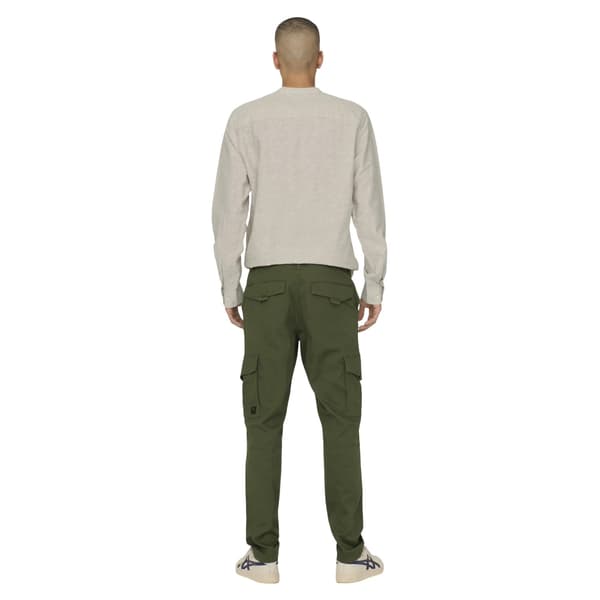 Only Herr Dean Regular Cargo Byxor 28L Olivgrön Olive Night 28L