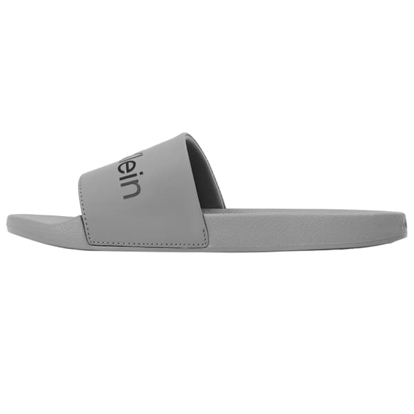Calvin Klein Herr Flat Sliders 9 UK M Grå/Svart Grey/Black 9 UK M