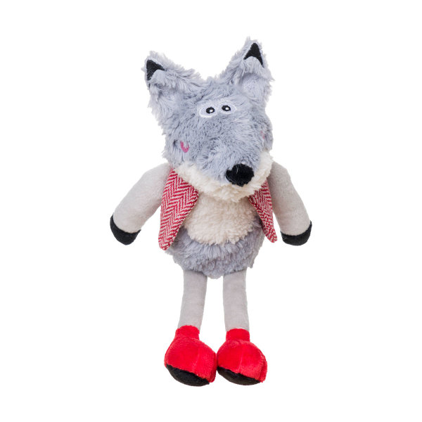 House Of Paws Fox Christmas Plysch Dog Toy One Size Röd/Grå Red/Grey One Size