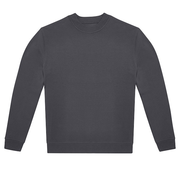 B&C Unisex Vuxen ID.222 Sweatshirt med Rund Hals L Mörkgrå Dark Grey L