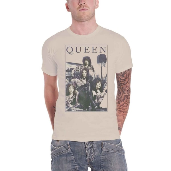 Queen Unisex T-shirt för vuxna med ram S Sand Sand S