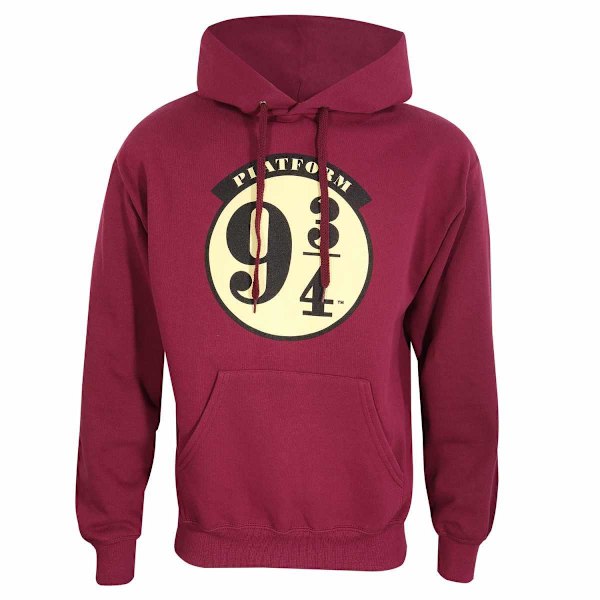 Harry Potter Unisex Vuxen Plattform 9 3/4 Hoodie M Röd Red M