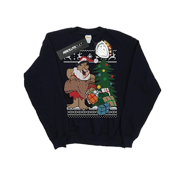 The Flintstones Girls Jul Fair Isle Sweatshirt 5-6 år Navy Blue 5-6 Years