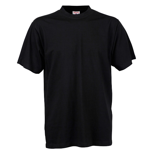 Tee Jays herr T-shirt med kort ärm 2XL svart Black 2XL