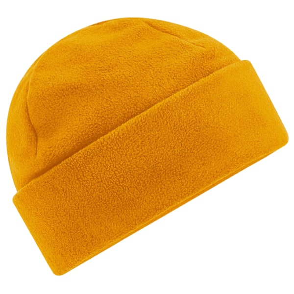Beechfield Fleece Recycled Beanie One Size Mustard Yellow Mustard Yellow One Size