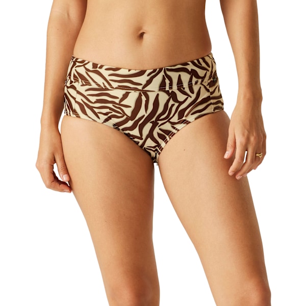 Regatta Dam/Dam Paloma Zebra-mönstrade Trosor för Bad 18 UK Ljus Light Brown/Dark Brown 18 UK
