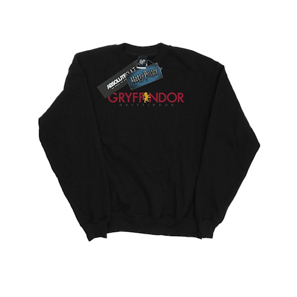 Harry Potter Herr Gryffindor Text Sweatshirt M Svart Black M