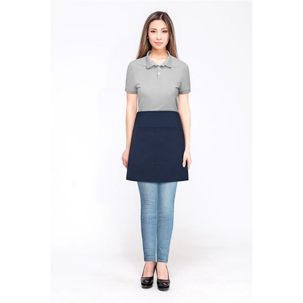 Absolute Apparel Vuxenarbetskläder Midjeförkläde Med Ficka En Storlek Marinblå Navy One Size