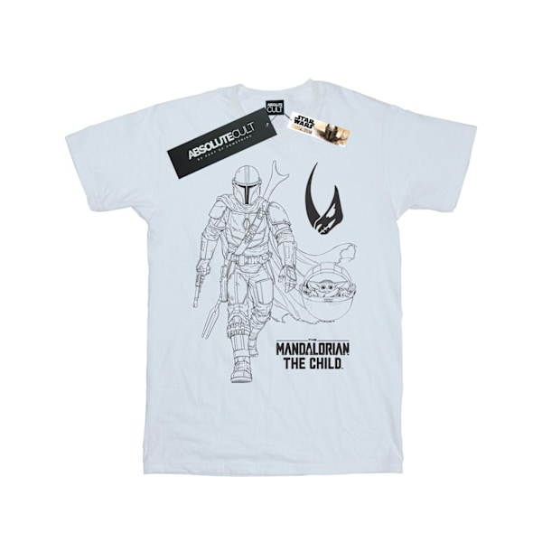 Star Wars The Mandalorian Clan Of Two T-shirt M Vit White M