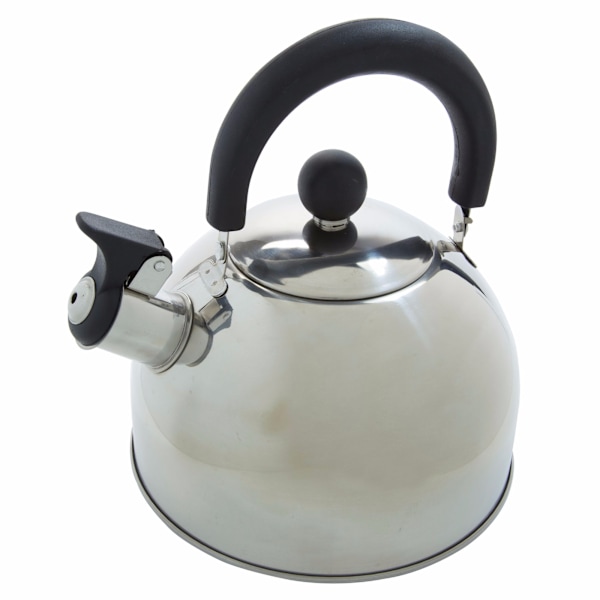 Regatta Great Outdoors Kompakt Vattenkokare med Visselpipa One Size Silver Silver One Size