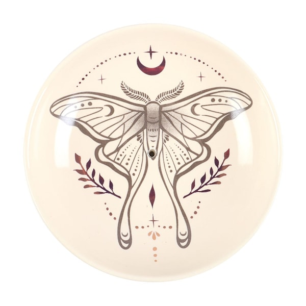 Something Different Luna Moth Rökelsehållare One Size Beige/Gre Beige/Grey One Size