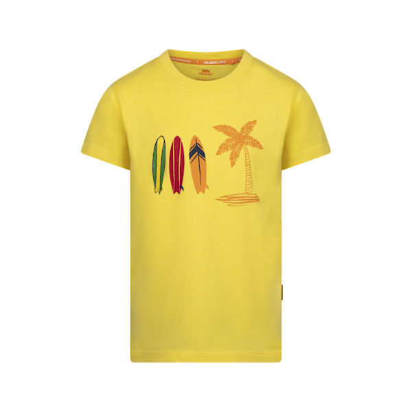 Trespass Pojkar Alltown T-Shirt 9-10 År Gul Yellow 9-10 Years