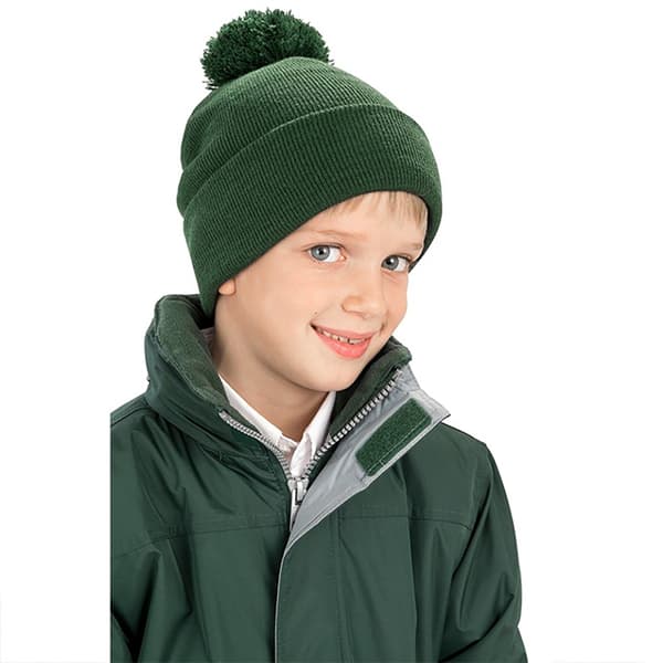 Result Dam/Dam vinter Essentials Pom Pom Beanie One Size Bottle Green One Size