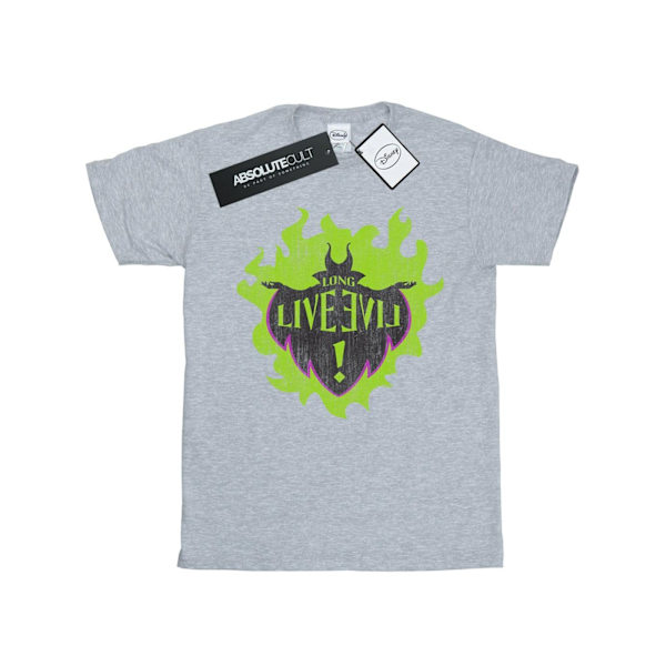 Disney Boys The Descendants Maleficent Long Live T-Shirt 12-13 Sports Grey 12-13 Years