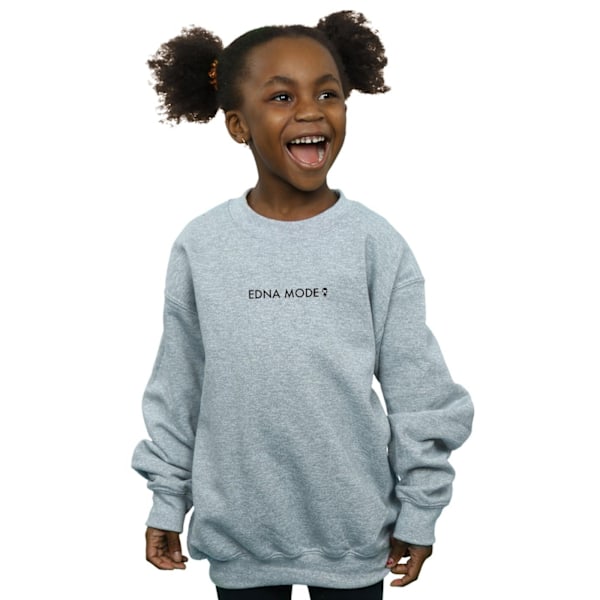 Disney Girls The Incredibles Edna Mode Sweatshirt 12-13 År S Sports Grey 12-13 Years