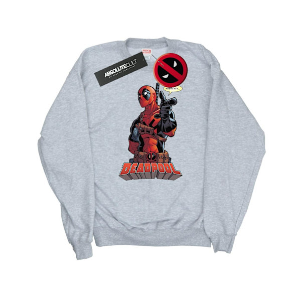 Deadpool Herr Hey You Bomullströja L Sports Grey Sports Grey L