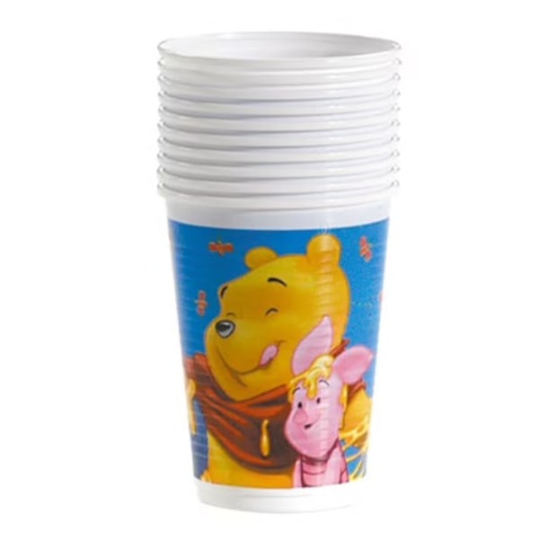 Nalle Puh Paper Party Cup (Förpackning med 10) One Size Blå/Vit Blue/White One Size