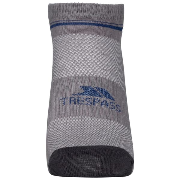 Trespass Unisex Vuxna Isolate Coolmax Träningsstrumpa (2-pack) Platinum/Dark Grey 7-11 UK