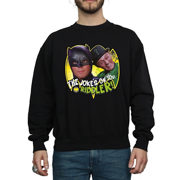 DC Comics Herr Batman TV-serie The Riddler Joke Sweatshirt M B Black M