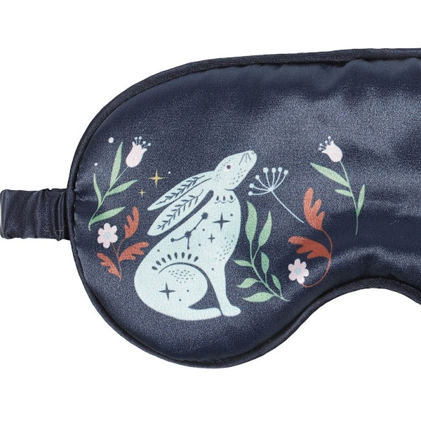 Something Different Midnight Hare Satin Sömnmask Storlek One Blu Blue One Size