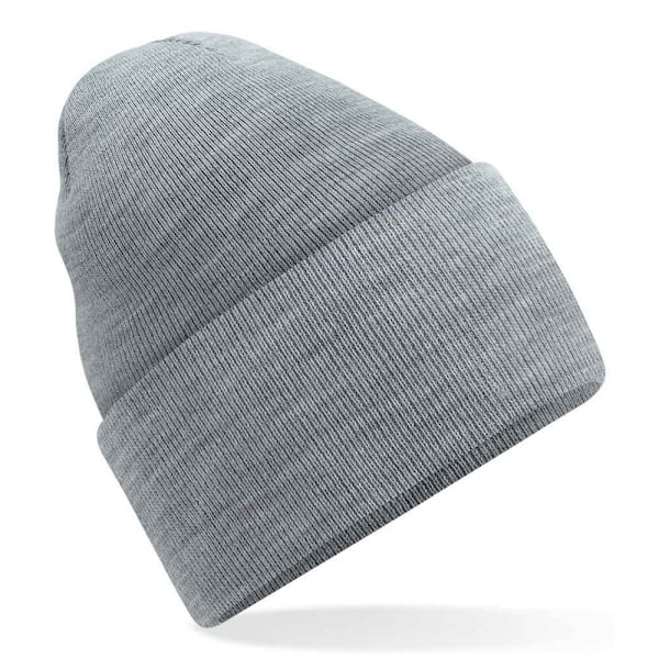 Beechfield Unisex Vuxen Original Recycled Deep Cuffed Beanie On Ash One Size